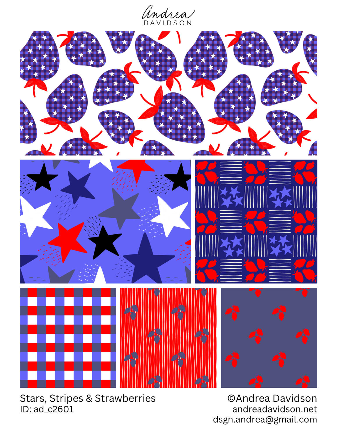Stars, Stripes & Strawberries Collection Stars, Stripes & Strawberries Collection