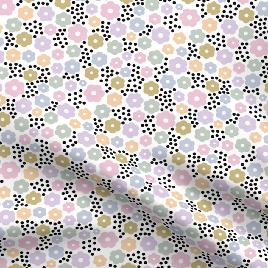 Czech Folklore Eggs Fabric